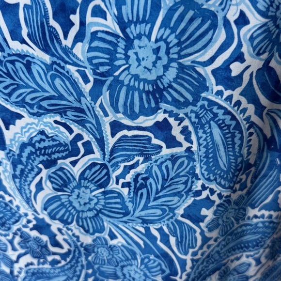 RipSkirt Hawaii Midi Skirt Blue and White Size Medium - Picture 2 of 7